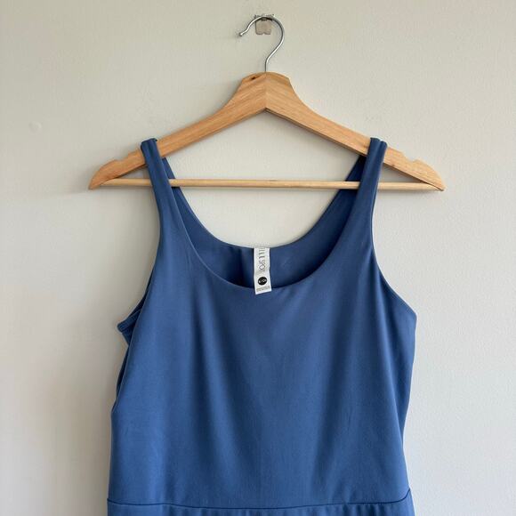 Elle Sport Sleeveless Women's Active Tank Dress Blue S - Picture 4 of 8